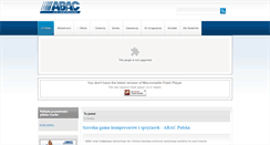 Desktop Screenshot of abacpolska.pl