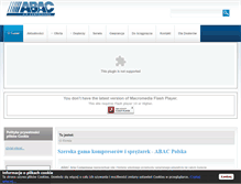 Tablet Screenshot of abacpolska.pl